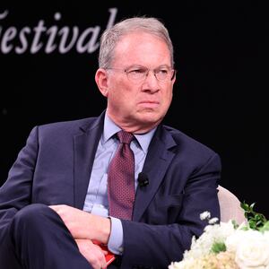Jeffrey Goldberg speaks on stage during “The State of the Global Economy” panel for The Atlantic Festival in September.