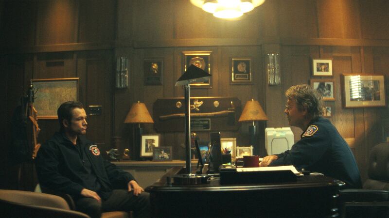 Taron Egerton and Greg Kinnear.
